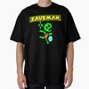 Caveunisex Vs Dinosaur Oversized T Shirt Vintage Unisex Stylish Soft Casual Graphic Breathable Fashion Streetwear