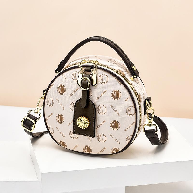 

Новые прямые продажи женских маленьких круглых сумок, модная летняя круглая женская сумка, универсальная роскошная сумка через плечо, сумка через плечо