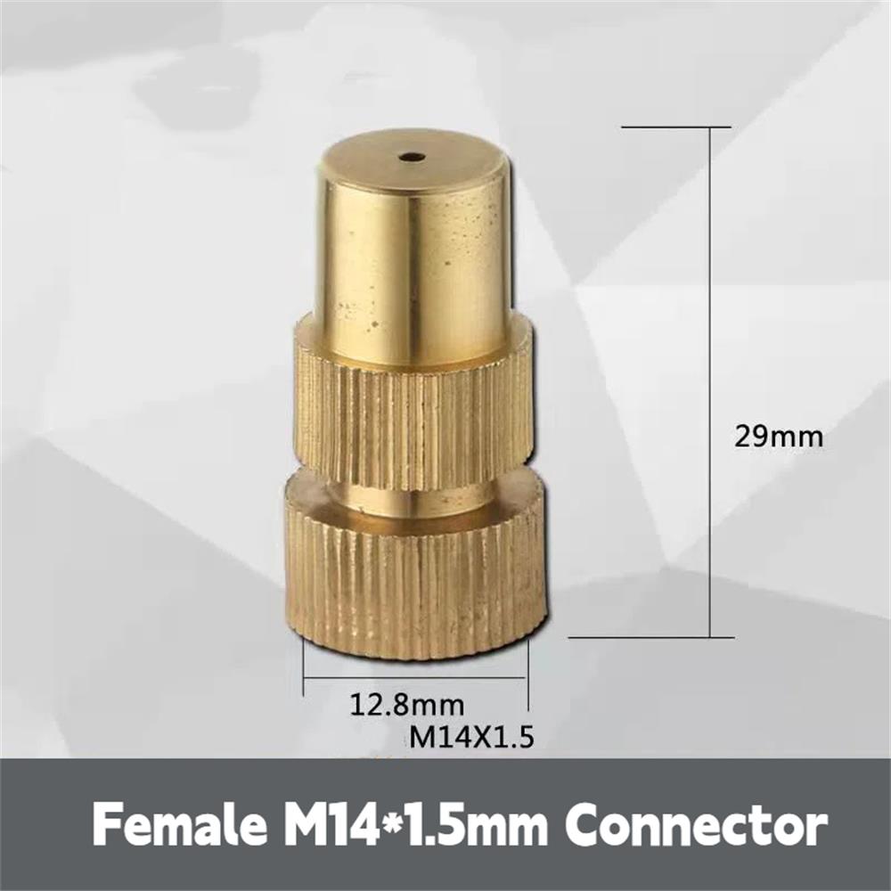 Mini Agricultural Copper Atomizing Nozzle Spraying End For Pressure Electric Sprayer Farming Garden Pesticide Spray Accessories