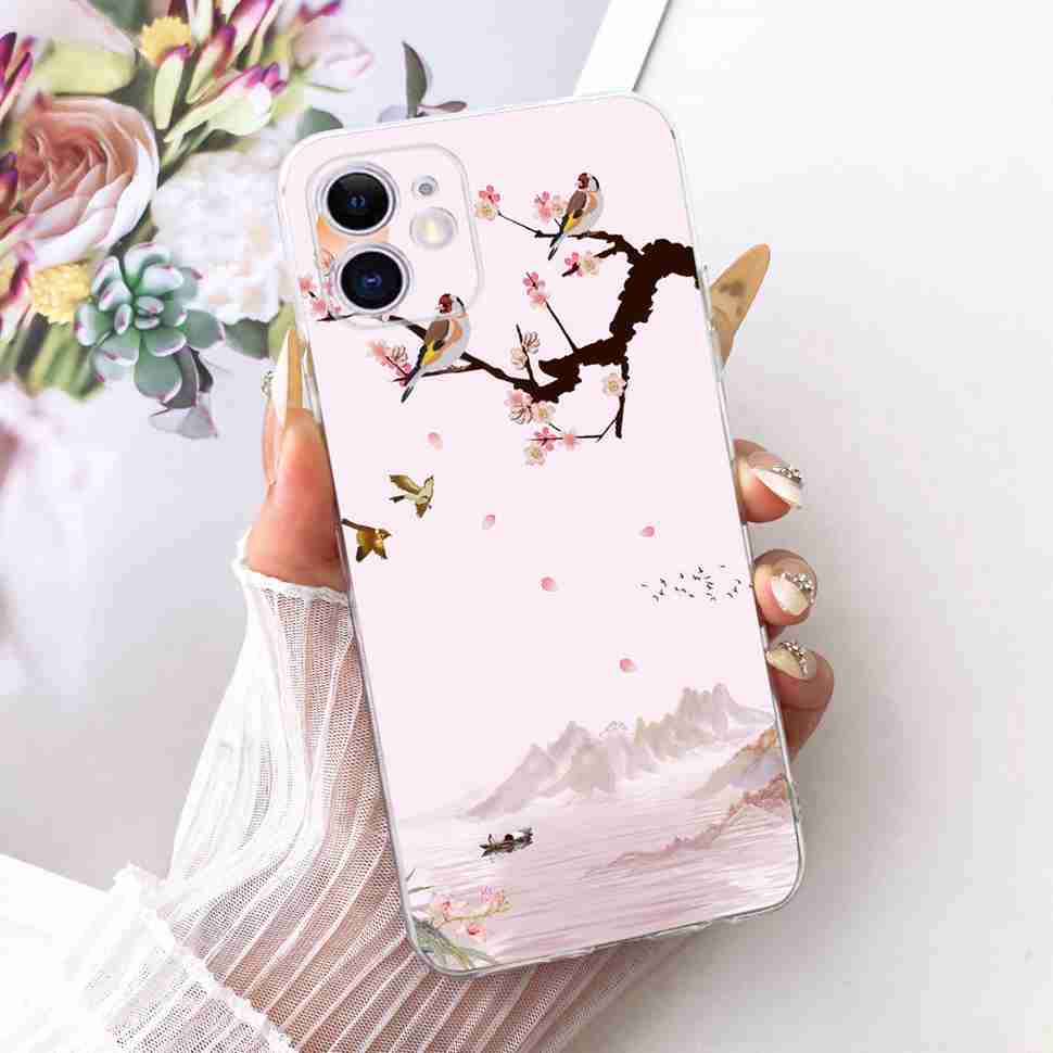 Case For iPhone 11 iPhone11 Cute Cat Dragon Flower Casing Soft Silicone Phone Back Cover For Apple iPhone 11 Pro 11Pro Fundas