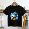 Dragon Ball Goku Anime Print Tops 2026 Summer New Tshirt Unisex Dragon Ball Sports Kids Tshirt