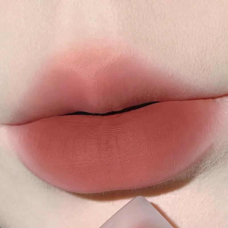 Velvet Matte Lip Glaze Waterproof Long Lasting Non Stick Cup Pigmented Lip Mud