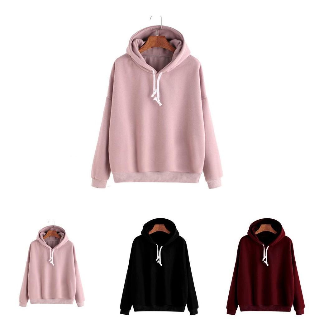 Stilvoller Unisex Herren Damen Pullover Hoodie Bequemes Einfarbiges Sweatshirt Für Teenager