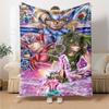 Saint Seiya Legend Unleashed Flannel Blanket Super Soft Warm Cozy Blanket For Sofa Bed Office Travel Allseason Home Decor Gift