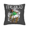 Mexico Soccer Fanart Pillow Cover  Cute Funny Pillow Case For Wedding Party Home Decor Soft Cushion Cover Birthday Present