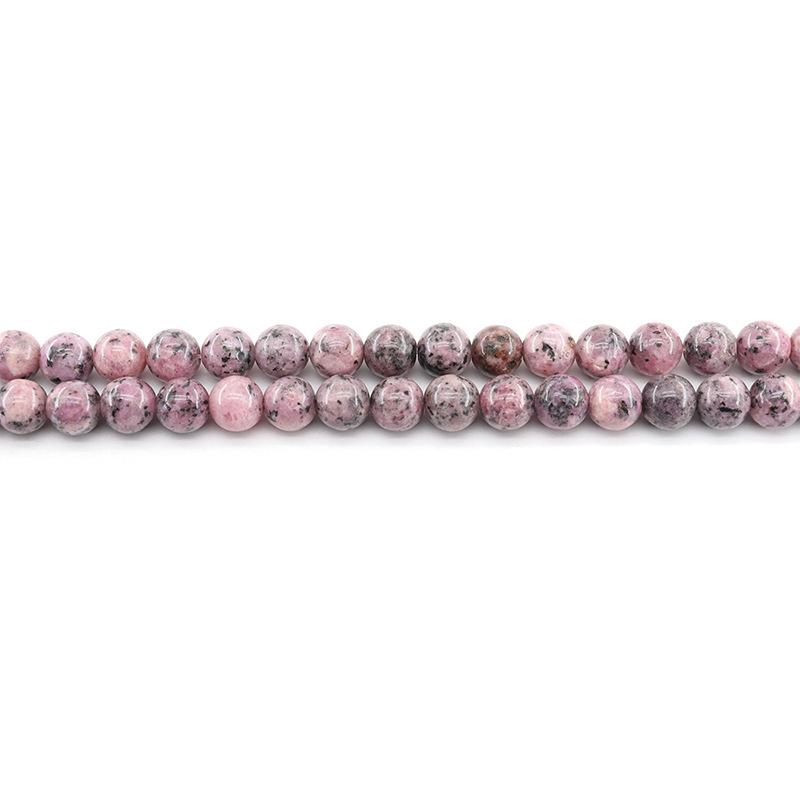 10mm Rose Red Granite Natural Stone Beads for DIY Jewelry Accessories