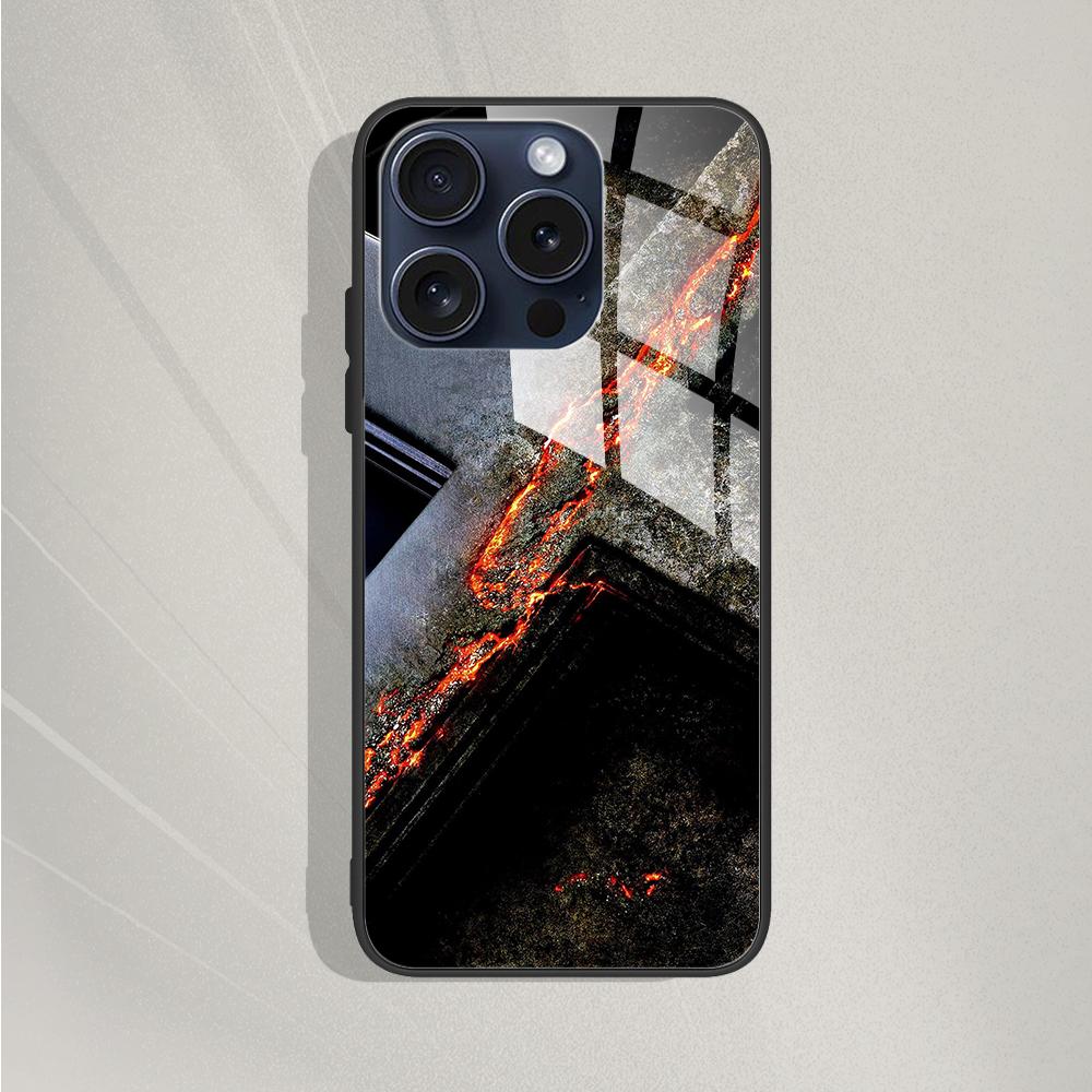 Tempered Glass Case for iPhone 15 15Pro Max Plus Back Cover Hard Bumper Protective Fundas for iPhone 14 Pro 14 Plus 14Pro Max