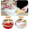 Mini Triangle Microwave Oven Glove High Temperature Resistant Thick Cotton Pot Cloth Cover for Baking Cooking Hot Pot Transfer