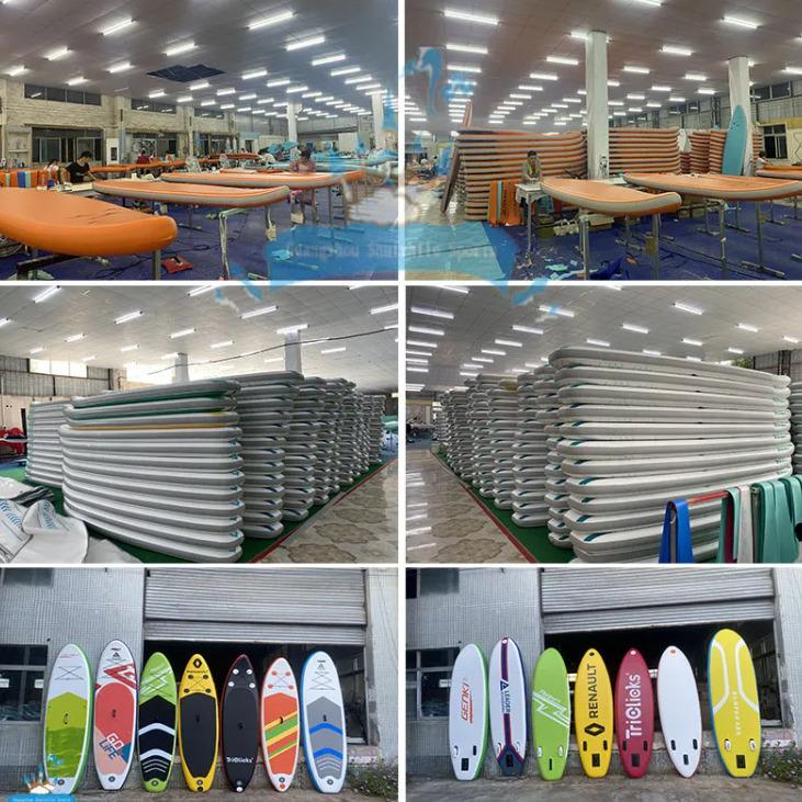 Beginner Inflatable Paddleboard Surfboard - Double Layer SUP Bodyboard