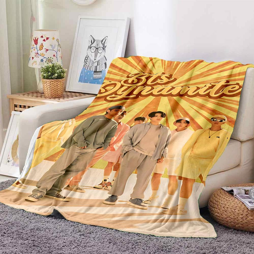 1PC Dynamite Blanket Soft Warm All Season Throw for Sofa, Bed, Car, Office Vibrant Colorful Design, Durable & Cozy Gift