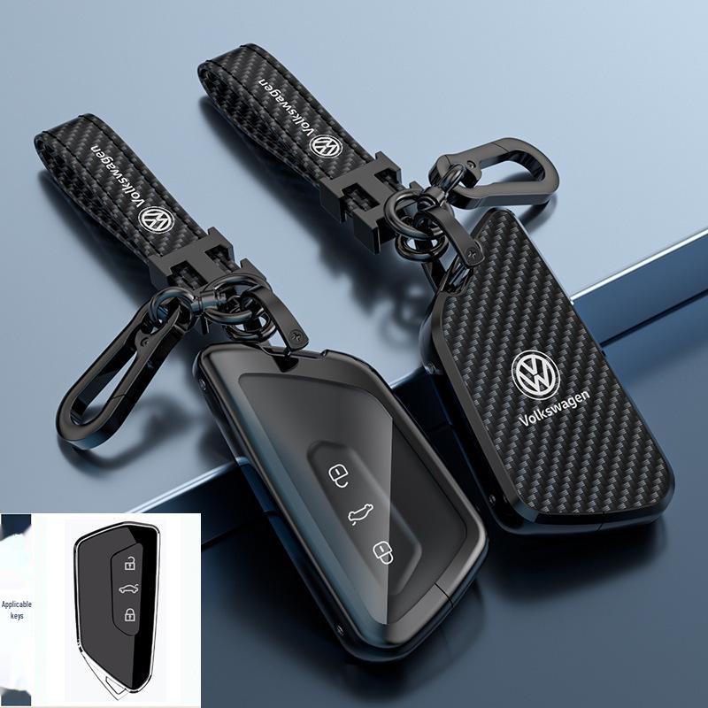 Kryt klíče Volkswagen Lavida pro 24 modelů - Sagitar, Tanyue, Tiguan, Bora a další - Skořepina s přezkou na tašku do auta - Chraňte své klíče stylově.