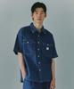 Plack 051 Cone Denim Summer Shorts Sleeve Shirt
