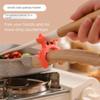 Multi-function Silicone Spatula Storage Rack Spatula Holder Small Crab Anti Scalding Overflow Pot Clip Spoon Holder Kitchen Tool