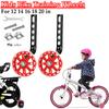 Çocuk Bisikleti Eğitim Tekerlekleri Flash Mute Tekerlek Bisiklet Sabitleyici Monteli Kit 12 14 16 18 20 İnç Erkek Kız Bisikletleri için Uyumlu