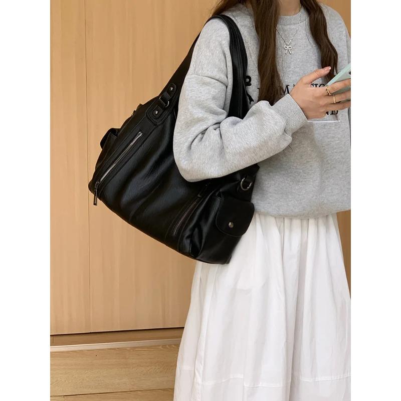 2026 Large Capacity Women's handbag fashi Versatile Shoulder Bag daily female casual handbag Commuting shopping PU Tote Bag
