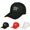 2026 Chapéu de Baseball com Logo de Carro Quente Chapéus Esportivos Ajustáveis Chapéu de Sol de Verão ao Ar Livre Para Audi S3 S4 QS5 RS5 RS6 TT Q5 Q7 Q3 A3 A4 A6 A5 A1 A8 Q8