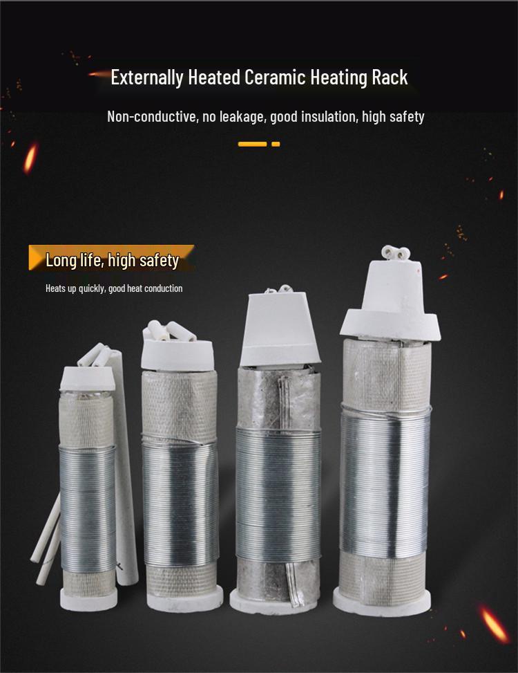 High-Power Wood Handle Soldering Iron with Bent Flat Copper Tip - 100W to 300W