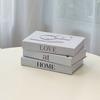 3PCS/Set Photo Props Decorative Simulation Books Paper Faux Books Creative Fake Books  Bedroom