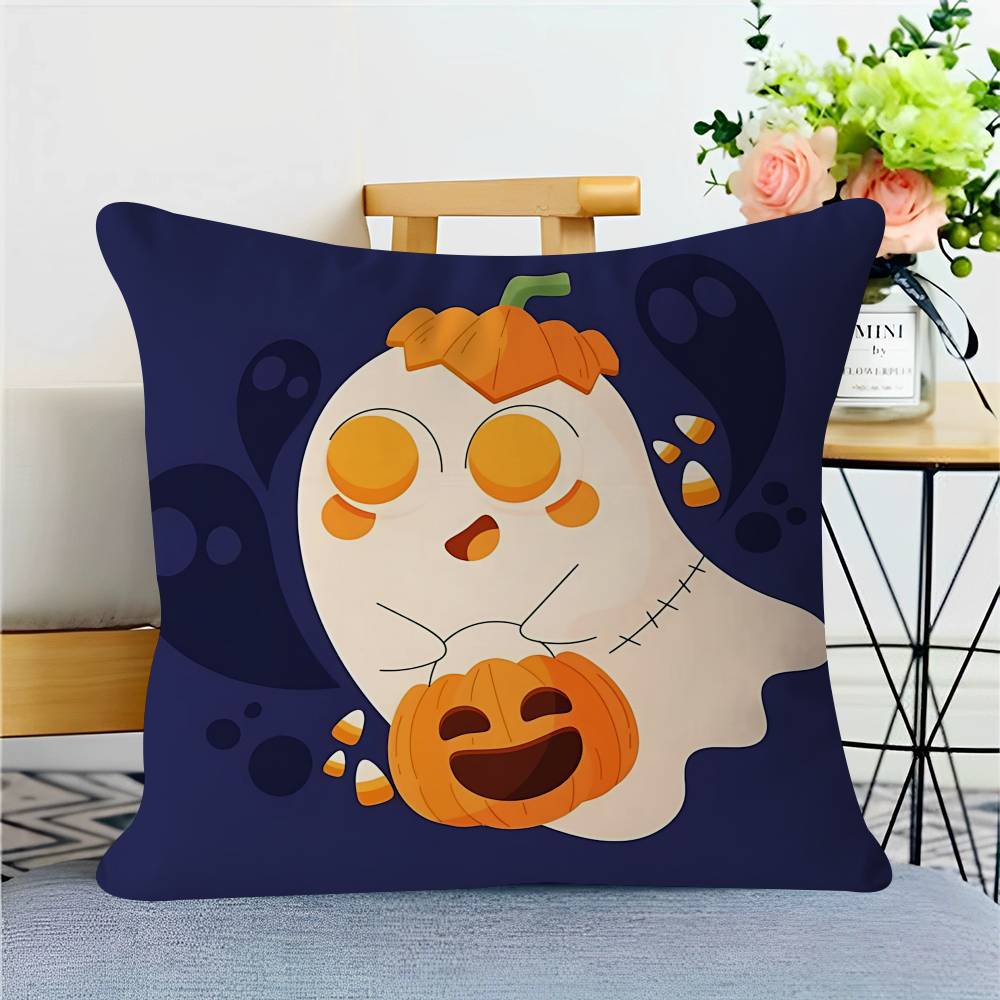 

H-Хэллоуин Персонализированная наволочка от пыли для подушки Спальня Детская вечеринка Декорация Наволочка День рождения Детский подарок 16x16Inch