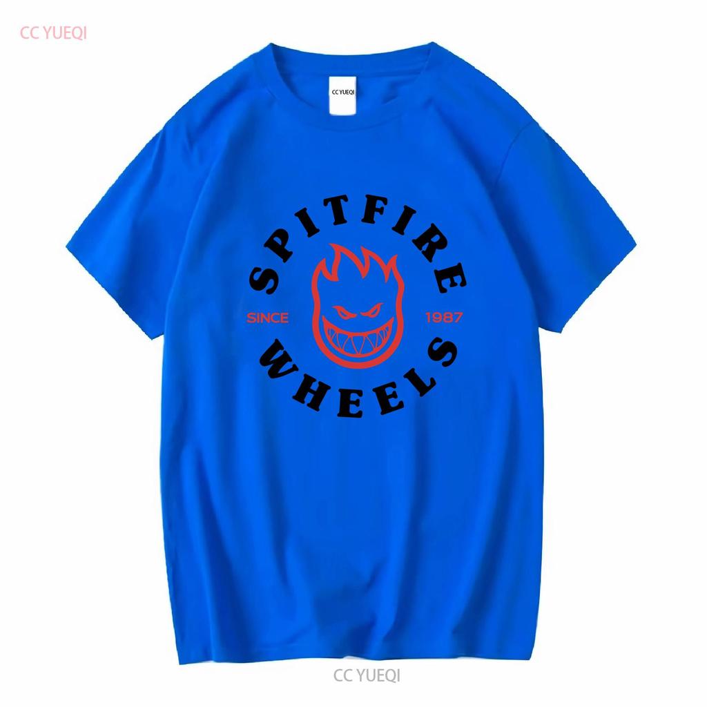 T-shirt Spitfire Wheels Bighead Classica Bianca Nera Rossa vintage Lavata uomo Elegante abbigliamento designer moda Traspirante Morbida
