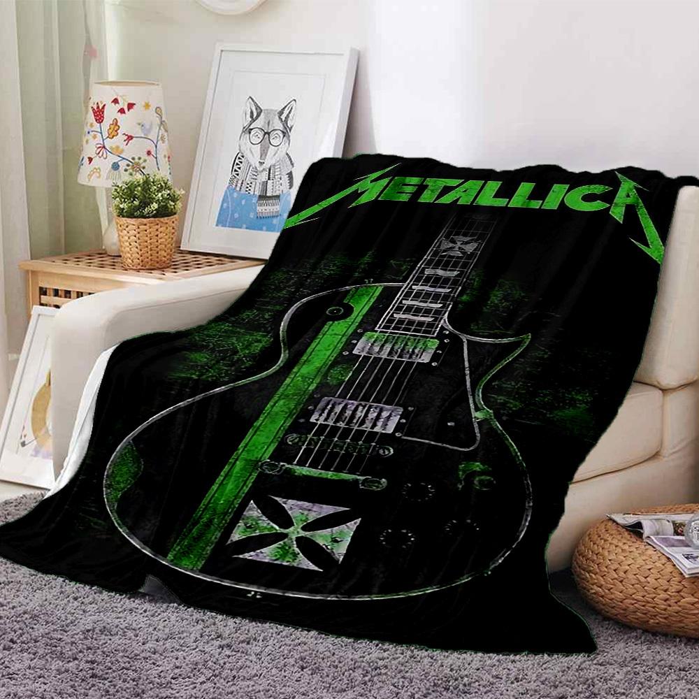 

1pc dragon guitarThemed Blanket Soft Flannel All Season Cozy Throw with Bold Graphic Print, Travel, or Holiday Gift for Family & Friends 80x120cm