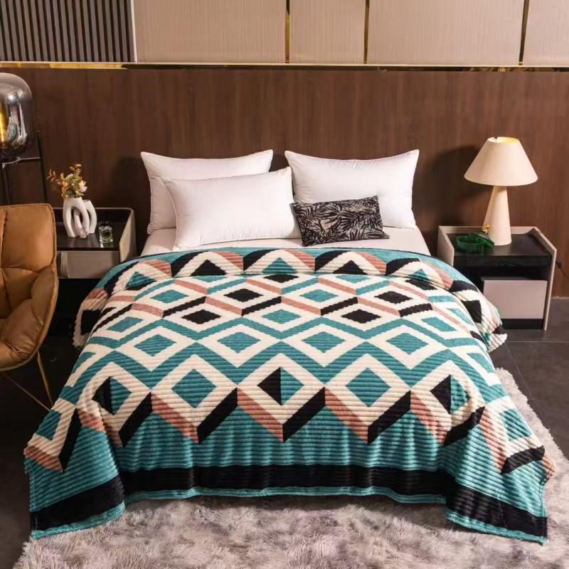 Flannel Blanket Soft Warm Throw Nap Air Conditioner Multi-use Gift