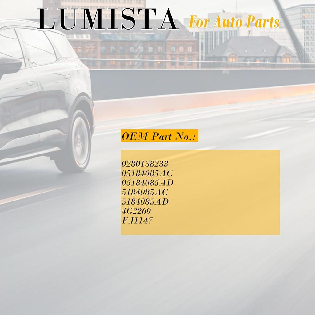 Set of 6 Fuel Injectors Part Number 0280158233 05184085AC 05184085AD