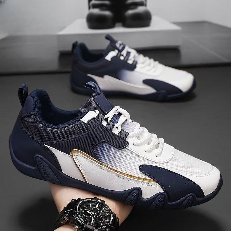 Spring and summer sports new fashion men's trend breathable casual mesh anti-skid sports shoes soft-soled driving shoes