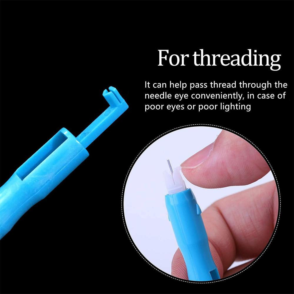 5/2/1pcs Blue/White Sewing Machine Needle Inserter Threade Automatic Threader Quick Sewing Threader Needle Changer Hold Tools
