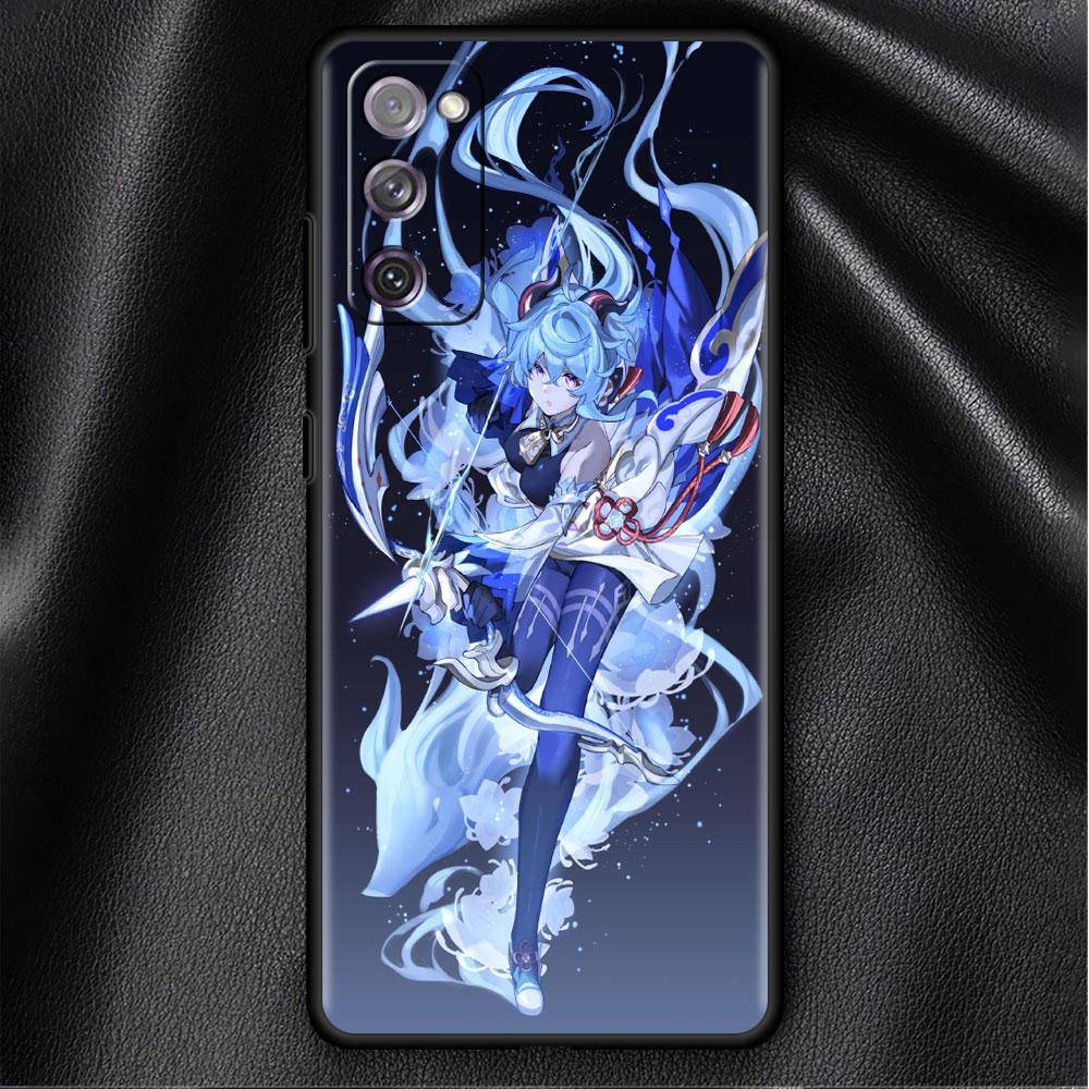 Hülle für Samsung Galaxy S20 FE S22 Ultra S21 Plus Luxus-Softphone-Hülle S10 S9 S8 S10e S7 Silikon Funda Mädchen Genshin Impact