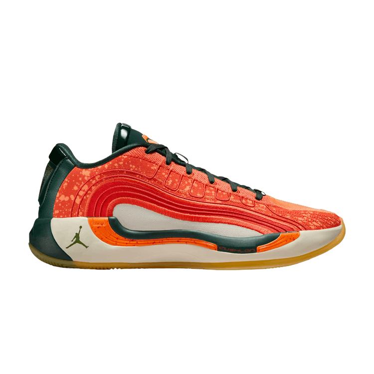 Air Jordan Luka 4 Gone Camping Unisex Sneakers Orange Pro-Green Treeline IB7903-300