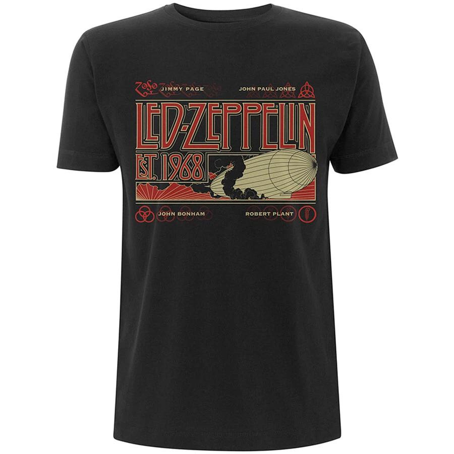 Led Zeppelin - Zeppelin and Smoke - Black T-shirt XXXXL