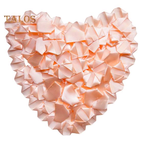 

273 шт. готовых лепестков роз из атласной ленты, сделанных вручную, наполовину готовых вечных лепестков роз, самодельных вечных цветочных букетов на годовщину свадьбы, день рождения L