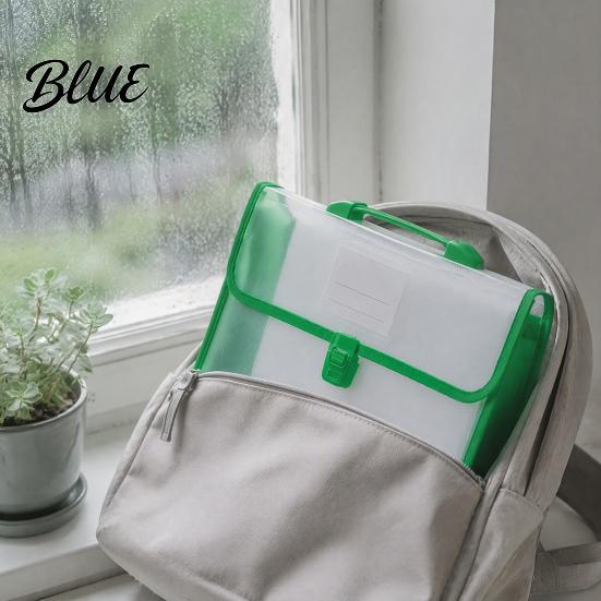 Dokumenten-Organizer-Tasche Aktenordner-Tasche Mit Verschluss-Schnalle Mit Griff Erweiterbar Wasserdicht Schulbedarf 800 Blatt Kapazität Ablage für