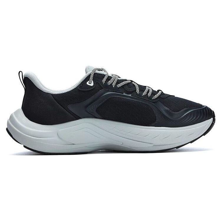 Fila Wolf Sapatos de Corrida Casuais de Cano Baixo Confortáveis de Couro Sintético Leve Mulher tênis Preto Cinza A12W241233FSH