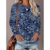 Womens Long Sleeve Crew Neck T-Shirt With 3D Flamingo Print Soft Milk Silk Fabric Loose Fit Casual 2025
