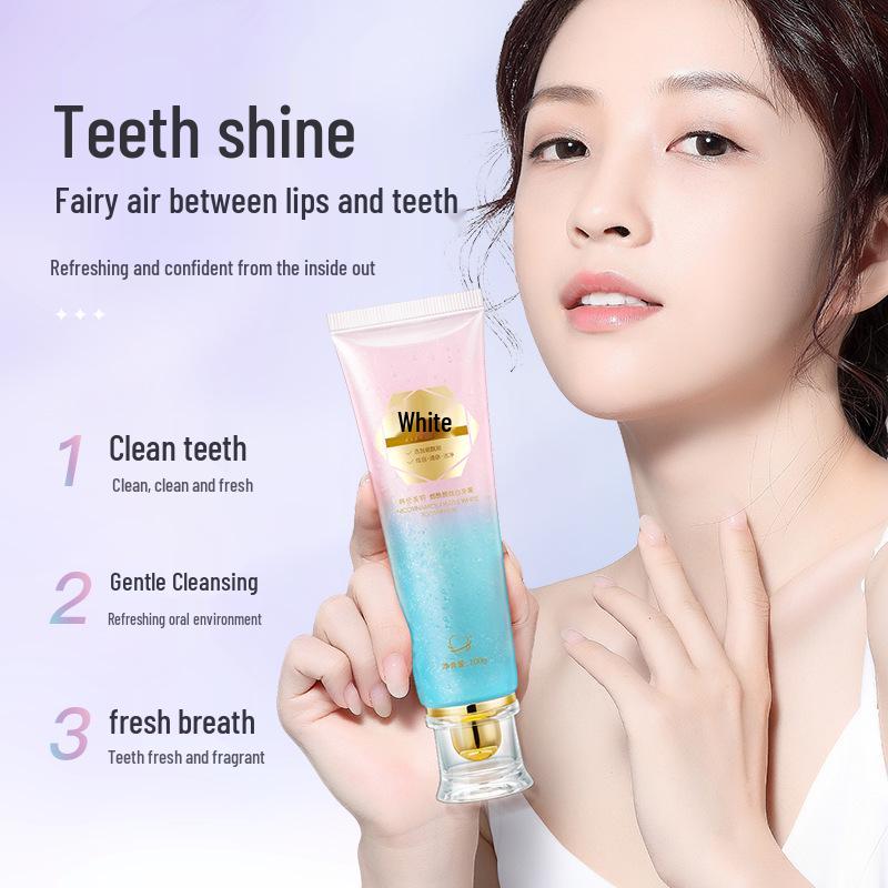 Hanlunmei Yu Niacinamide Whitening Toothpaste: Fresh, Long-lasting Fragrance & Gentle Gum Care, Popular on Douyin.