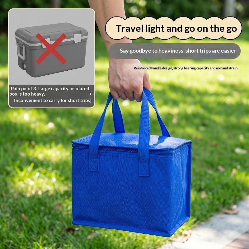 Waterproof Thermal Lunch Tote Bag Leakproof Insulated Collapsible Cooler for Adult Kids School Outdoor Picnic