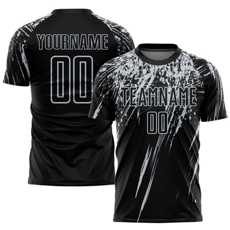 Men Football T-shirt Custom Team Name 3D Print Fashion Street Y2k