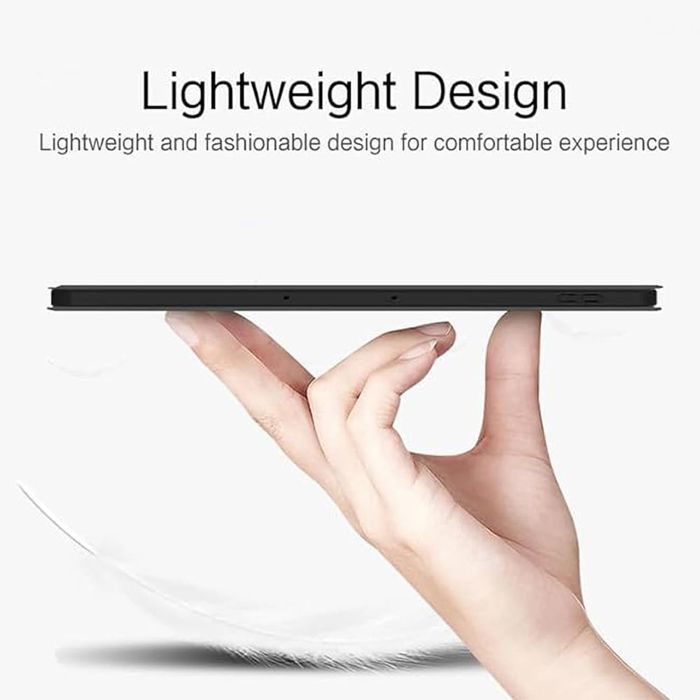 Case + Tempered Glass -E.F.CONNECTION - for Xiaomi Redmi Pad SE 11 - Pink - Shockproof - Foldable Stand