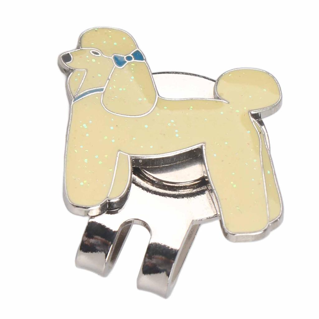 Durable Stainless Steel Golf Hat Cap Clip with Magnetic Ball Marker Accessory Dog