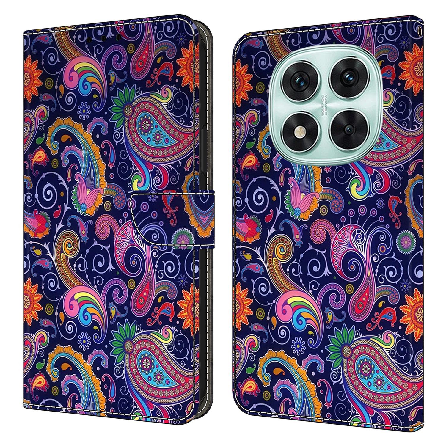 

For Xiaomi Redmi Note 14 Pro+ 5G Wallet Case Pattern Printing Stand Leather Flip Phone Cover Ethnic Vine