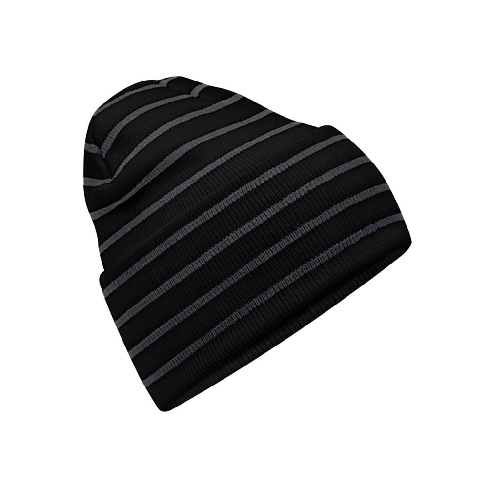 Beechfield Unisex Adult Original Striped Deep Cuffed Beanie