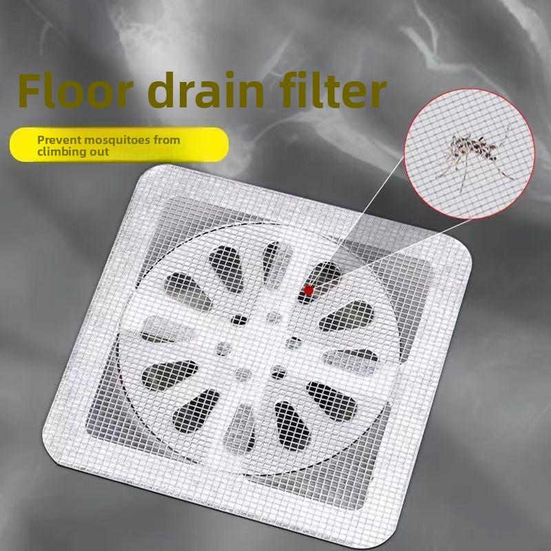 3 Pcs Disposable Self-adhesive Tianzhi Anti-clogging Anti-bug Anti-feather Bathroom Bathroom Kitchen Sink Strainer