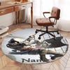 Custom Name Assassin's Creed Printed Round Rug Carpet Chair Rug Area Rug Entryway Doormats,for Office Chair Living Room Bedroom Kitchen Room.