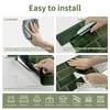 Klej Stereo 3D Samoprzylepne Płytki Ścienne Wodoodporne Odporne na Ciepło Naklejka na Płytki Backsplash Peel and Stick do Kuchni Łazienki Domu Zdejmowalna