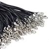 100Pcs Wax Line Necklace Pendant Charms Cord Beads String Lobster Strap Rope Diy