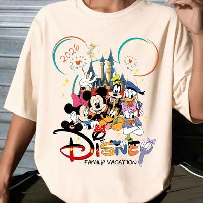 2026 Camiseta de Manga Corta de Donald para Mujer Verano Nueva Unisex Moda Casual