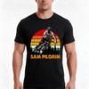 T-shirt Sam Pilgrim Estiva Casual Cotone Maglietta Oversize Streetwear Top Stampa Grafica Vintage Vestibilità Larga Manica Corta