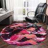 1pc Nezouko  Carpet, Round Rug, Comfortable, Suitable for Entryways, Living Rooms, Office, And Bedrooms, Christmas Decoration
